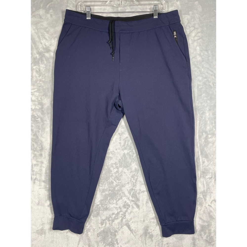 Public Rec All Day Every Day Joggers Mens 38/25 Navy Blue Tech Pants